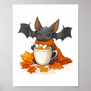 Vampire Pumpkin Latte Poster
