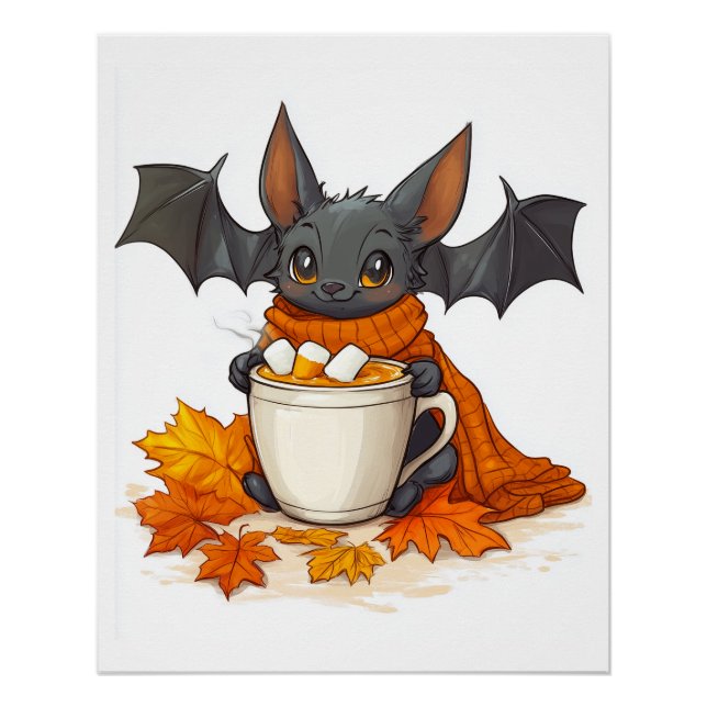 Vampire Pumpkin Latte Poster (Front)