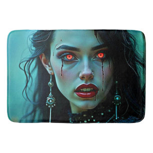 Vampire Queen: Dark Allure Art Bath Mat