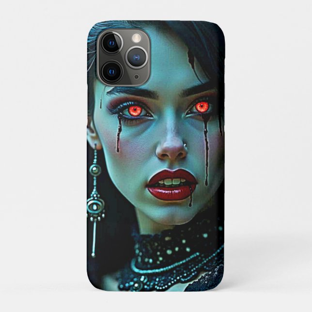 Vampire Queen: Dark Allure Art Case-Mate iPhone Case (Back)