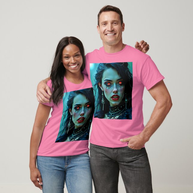 Vampire Queen: Dark Allure Art T-Shirt (Unisex)