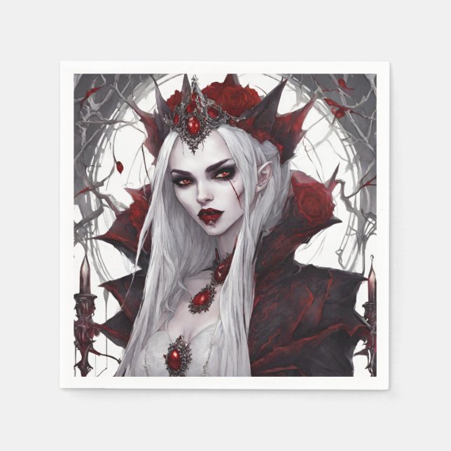 Vampire Queen Napkin (Front)