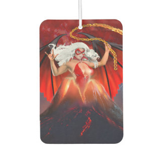 Vampire Rebel Girl: Volcano Escape Car Air Freshener