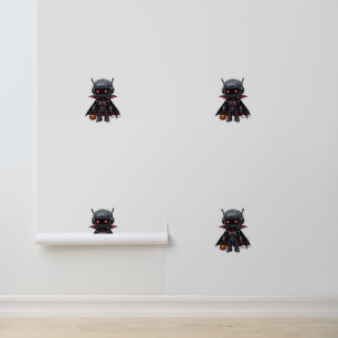 Vampire Robot Halloween Wallpaper Cute Spooky Art