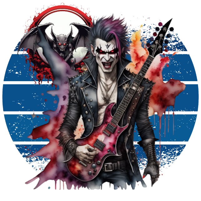Vampire Rocker Sweatshirt (Awaken Your Desires, Embrace Immortality.)