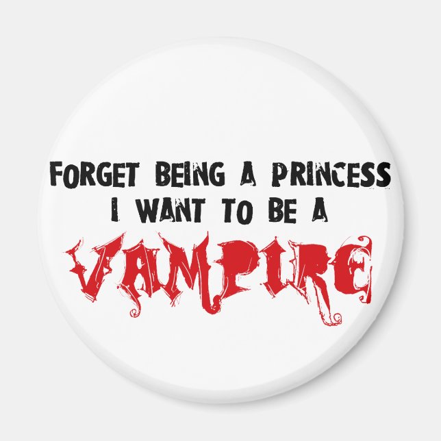 Vampire Romance Addict Magnet (Front)