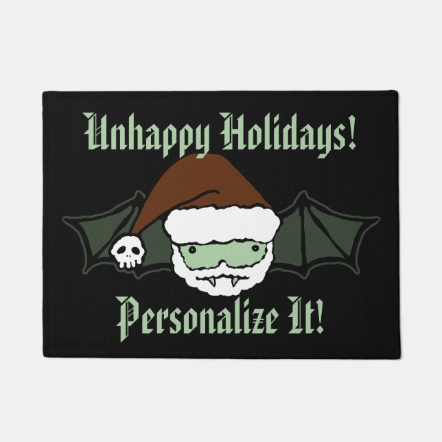 Vampire Santa Doormat (Front)
