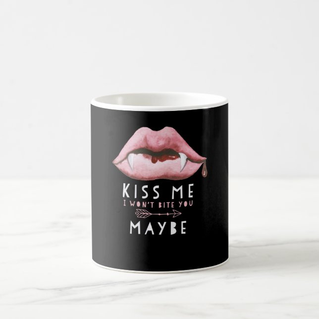Vampire Saying Funny Coffee Mug (Center)