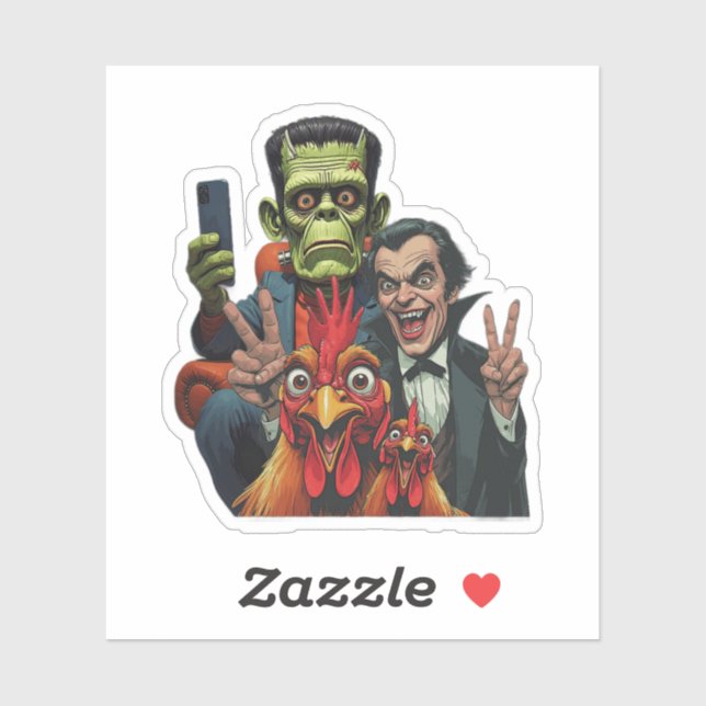 "Vampire Selfie" Chessy Chicken Vinyl (Sheet)