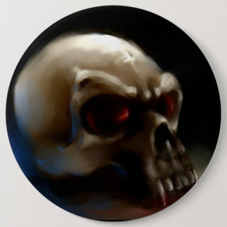 Vampire Skull 6 Cm Round Badge
