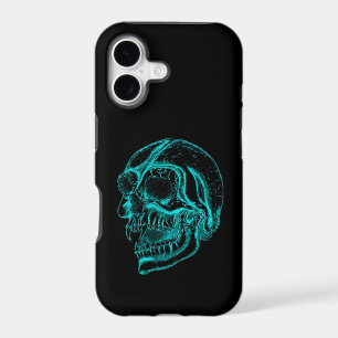 Vampire skull black and green Design