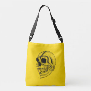 Vampire Skull Crossbody Bag