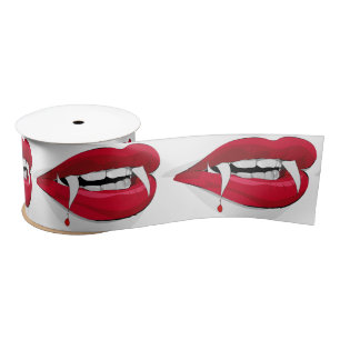 Vampire Smile Thunder_Cove Satin Ribbon