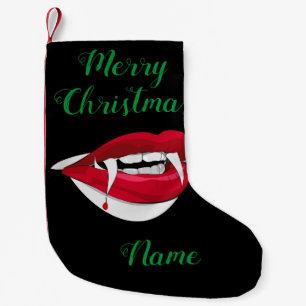 Vampire Smile Thunder_Cove  Small Christmas Stocking