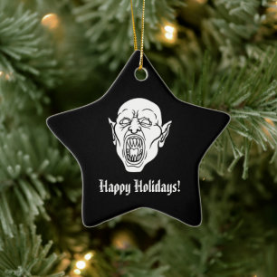 Vampire Spooky Horror Dracula  Ceramic Tree Decoration
