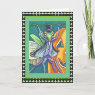 VAMPIRE TRANSYLVANIA PRAYING MANTIS GREETING CARD