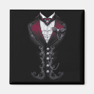 Vampire Tuxedo Funny Halloween Costume Magnet