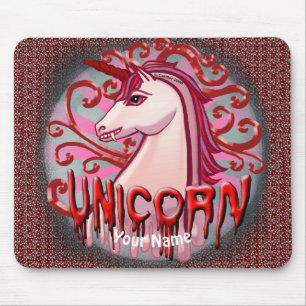 Vampire Unicorn mousepad