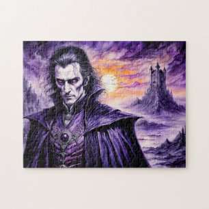 Vampire Warrior in Ruined City Jigsaw Puzzle