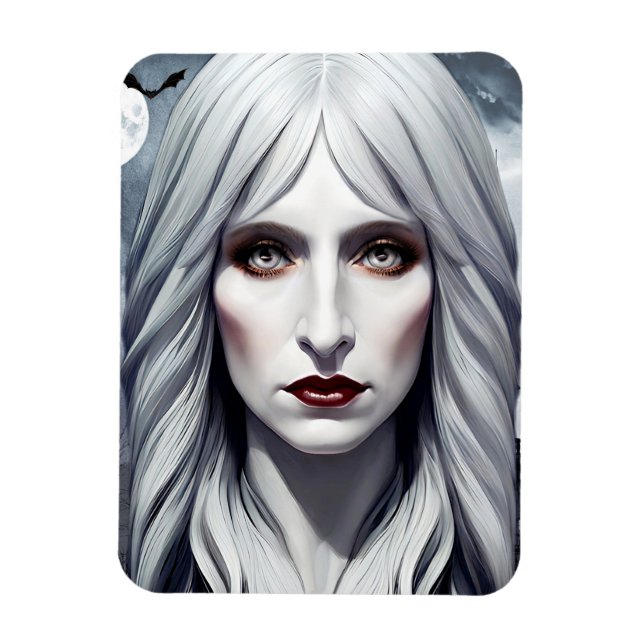 Vampire Witch Woman Fantasy Dark art  Magnet (Vertical)