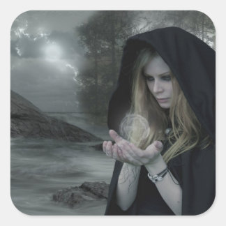 Vampire & Witchcraft Square Sticker