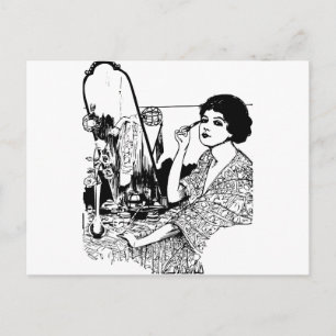 Vampire Woman Postcard