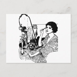 Vampire Woman Postcard