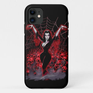 Vampire Woman Spider web gothic iPhone 11 Case