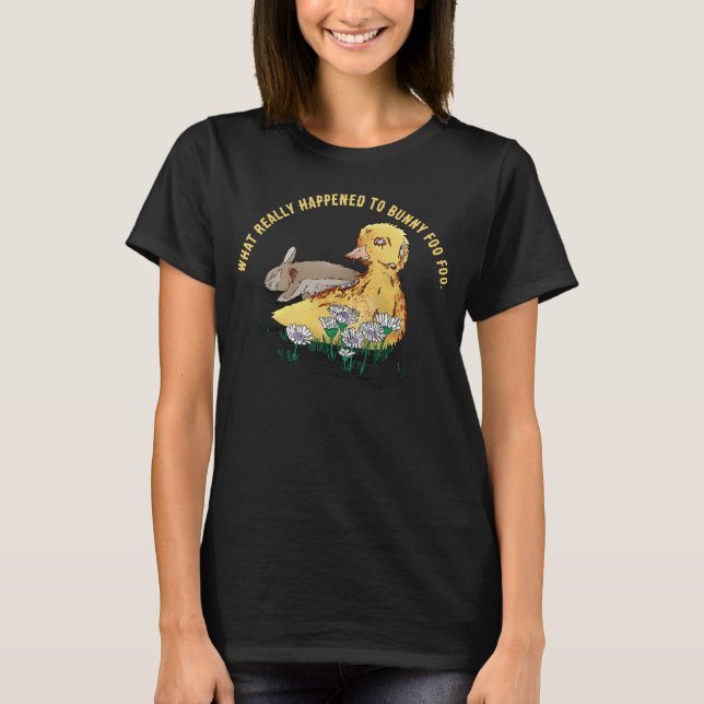 Vampire-Zombie Easter Duckling T-Shirt (Front)