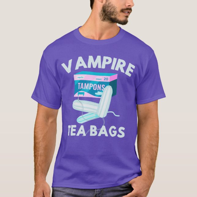 Vampireea Bagsampon Horror Humoreabags Funny Men W T-Shirt (Front)