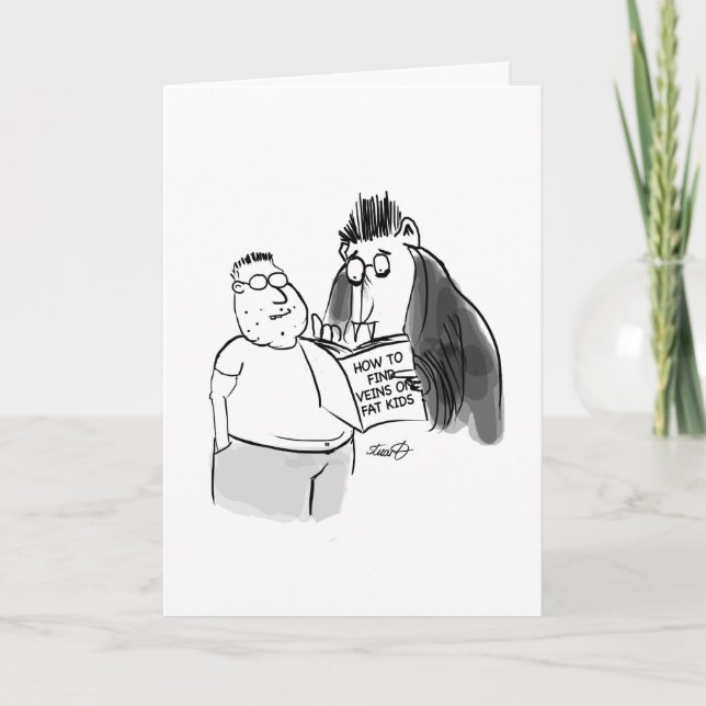 Vampires and Fat Kids Card (Front)