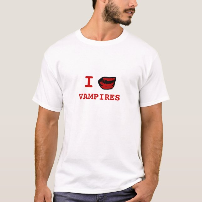 Vampires - Red T-Shirt (Front)