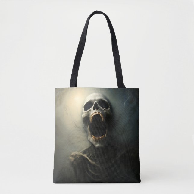 Vampire's Scream - Gothic Horror Art Tote Bag (Front)