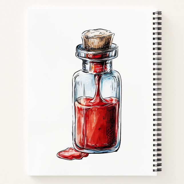 Vampiress Dark Journal Gothic Notebook (Back)