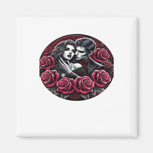 Vampiric Gothic Romance – Till Death Do Us In Clas Magnet (Front)