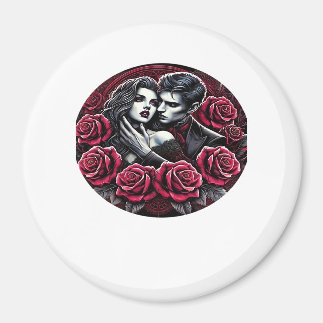 Vampiric Gothic Romance – Till Death Do Us In Clas Magnet (Front)