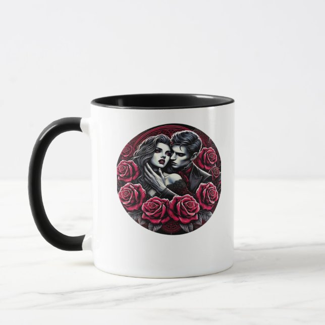 Vampiric Gothic Romance – Till Death Do Us In Clas Mug (Left)