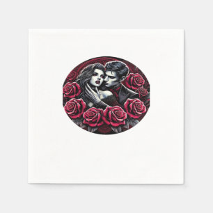 Vampiric Gothic Romance – Till Death Do Us In Clas Napkin