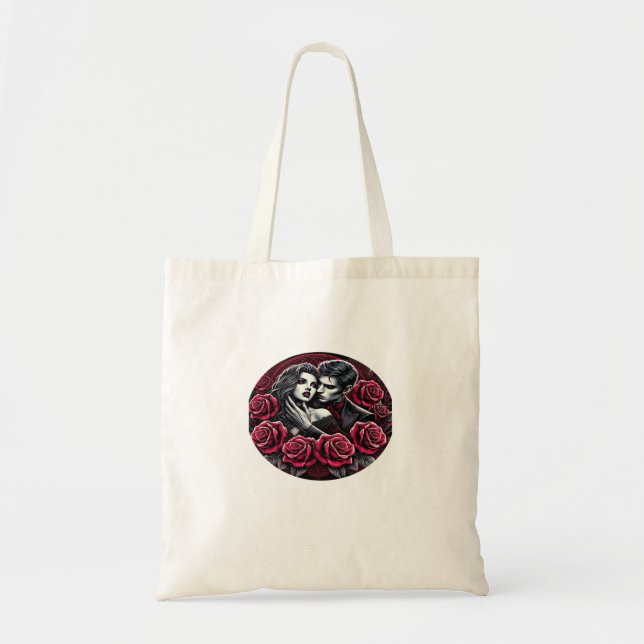 Vampiric Gothic Romance – Till Death Do Us In Clas Tote Bag (Front)