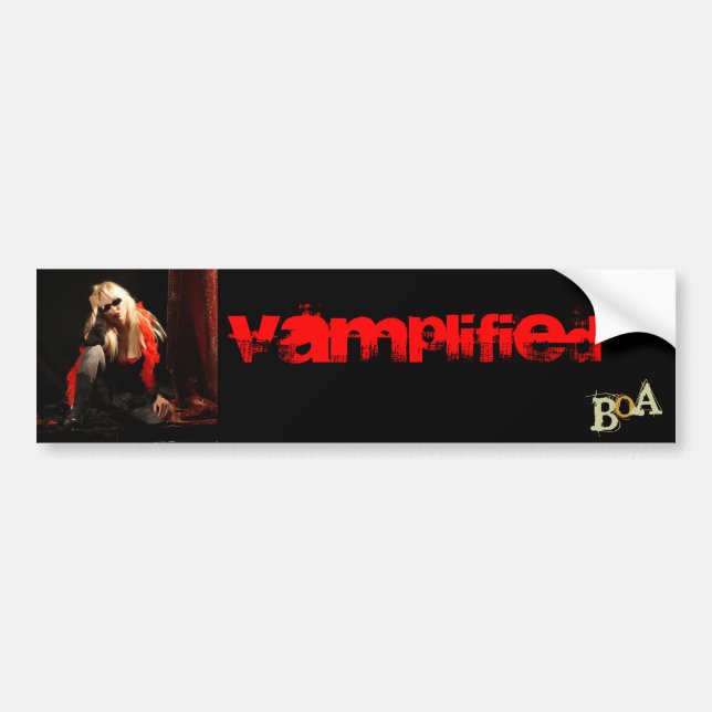 Vamplified Boa Bumper Sticker (Front)