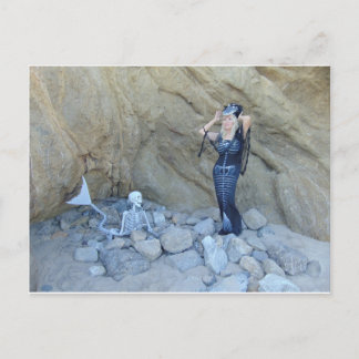 Vamplified Malibu Beach Undead Postcard