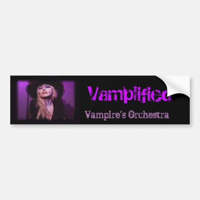 Vamplified Vampire's Orchestra Bumper Sticker (Front)