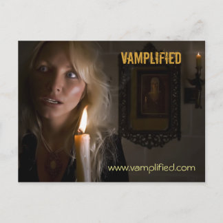 Vamplified, www.vamplified.com postcard