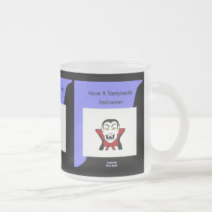 Vamptastic Halloween Small Frosted Glass Mug