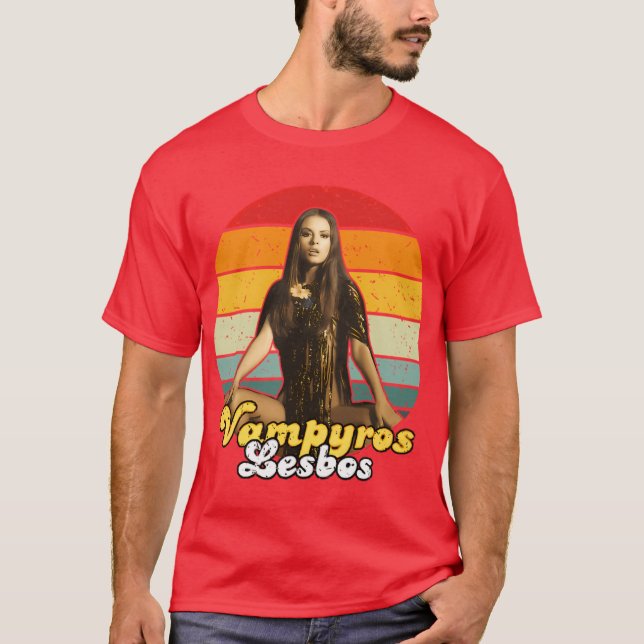 Vampyros Lesbos Retro Movie T-Shirt (Front)