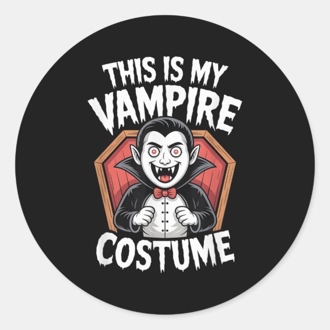 Vamre Costume  Classic Round Sticker (Front)