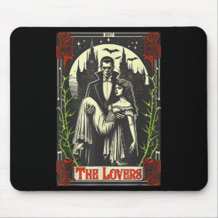 Vamre Monster Dracula And Bride The Lovers Tarot C Mouse Mat