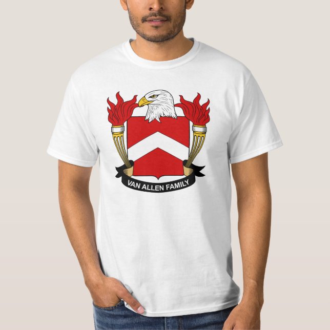 Van Allen Family Crest T-Shirt (Front)