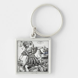 Van Amburgh the Brute Tamer, 1838 Key Ring