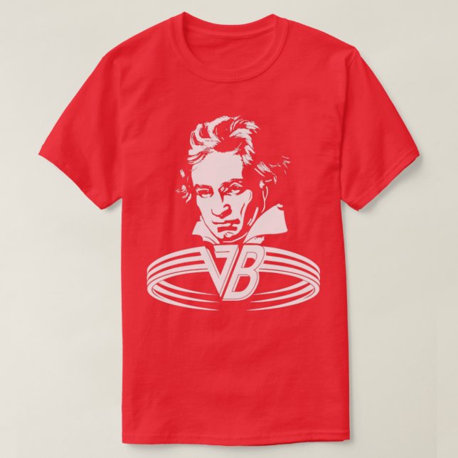 Van Beethoven 250 Years Birthday T-Shirt (Design Front)
